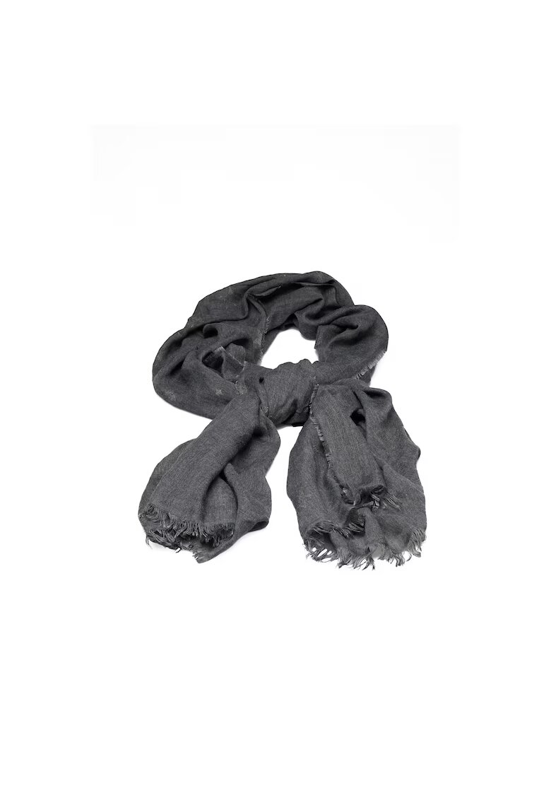 Trussardi Esarfa cu stele - Negru/Albastru