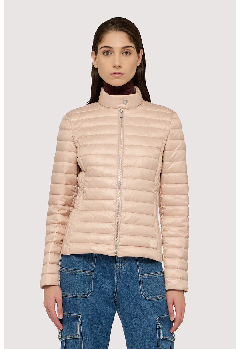 Trussardi Geaca cu aspect matlasat - Piersica