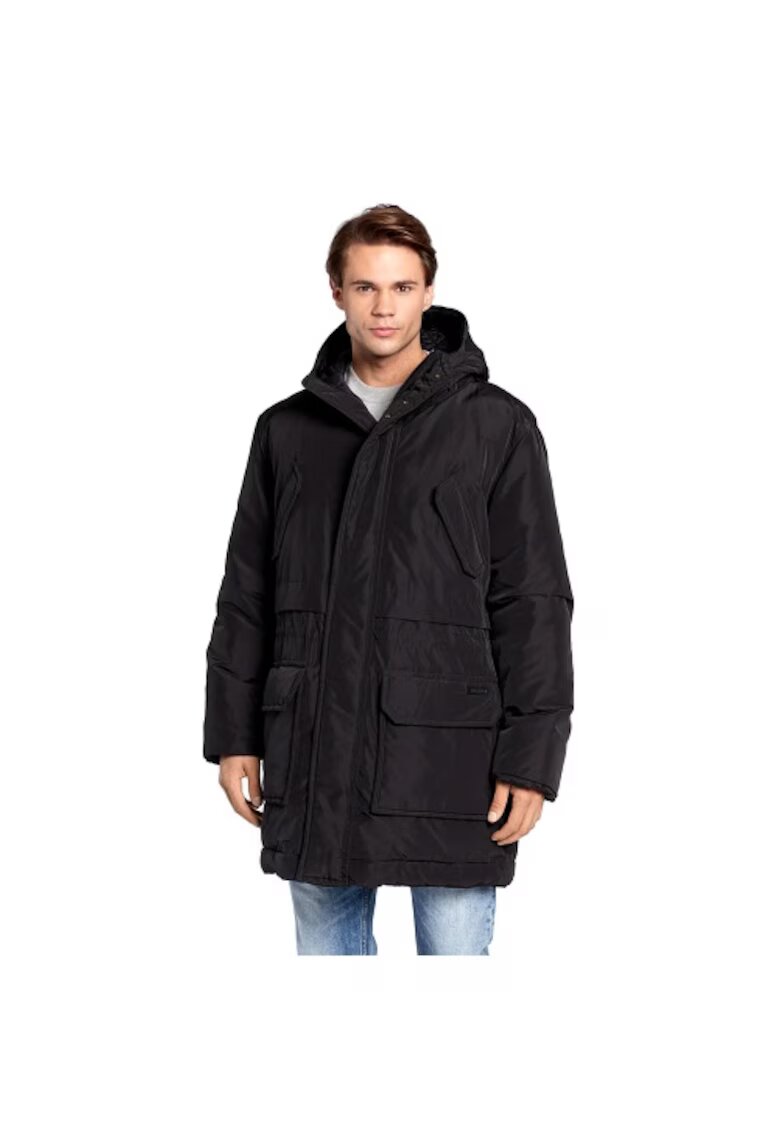Trussardi Jacheta captusita barbati - Negru
