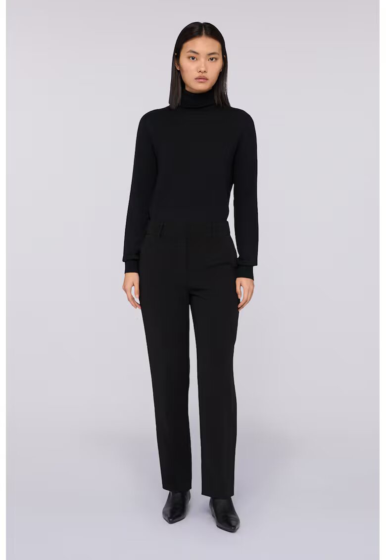 Trussardi Pantaloni crop eleganti cu pensa - Negru