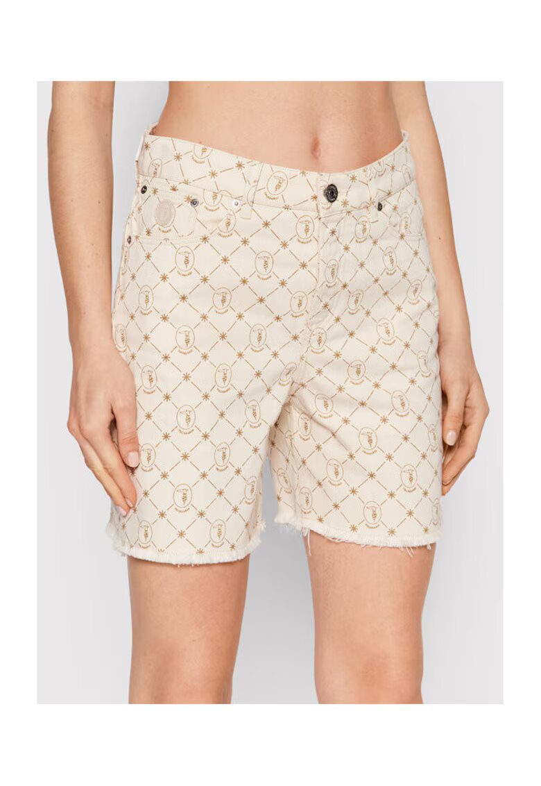 Trussardi Pantaloni scurti din denim dama 56J00183-1T005848 - Bumbac/Poliester - 28 US - Bej