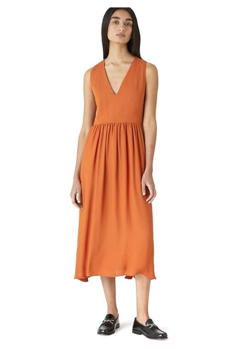 Trussardi Rochie midi in A fara maneci -