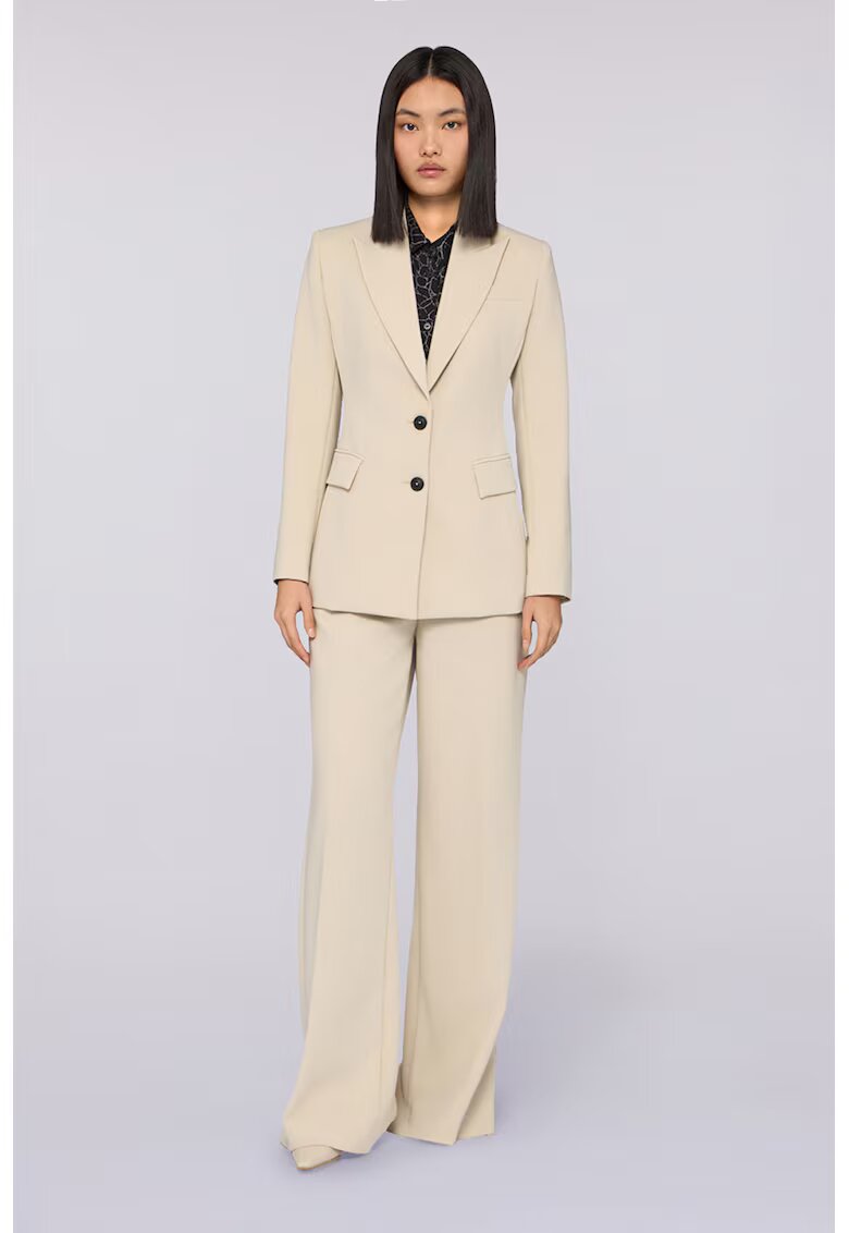 Trussardi Sacou slim fit cu buzunare cu clapa - Bej deschis