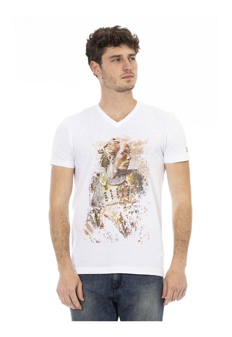 Trussardi Tricou regular-fit cu imprimeu - Alb
