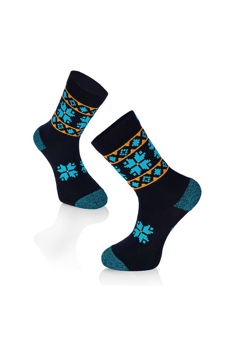 Try To Fly Sosete bumbac Active Lifestyle Socks ETHNO Dark Blue