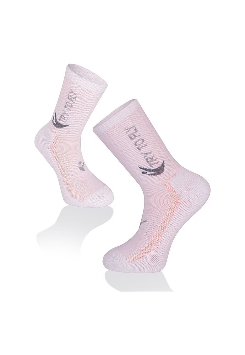 Try To Fly Sosete de tenis Cotton White