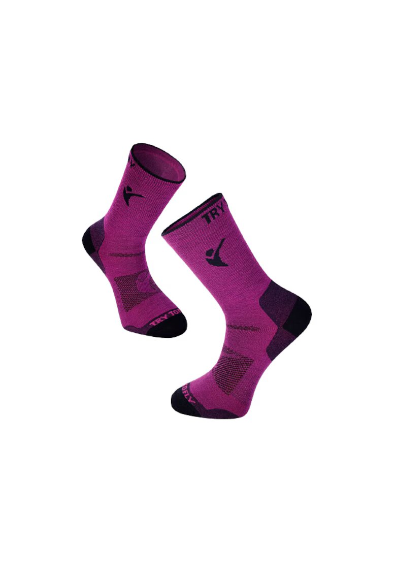Try To Fly Sosete pentru turism montan HIKING SOCKS - 546797 - Fucsia