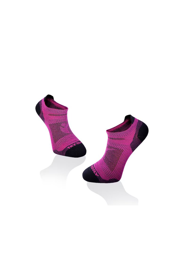 Try To Fly Sosete scurte pentru turism montan - Fuchsia
