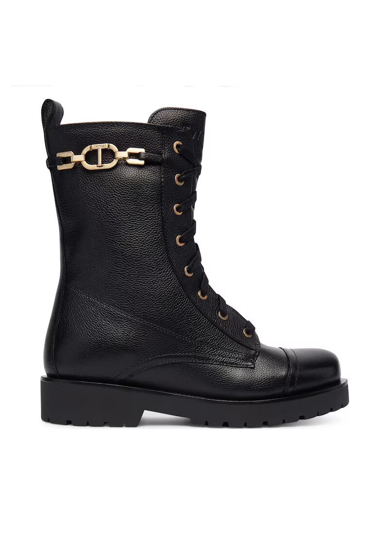 TWINSET Botine dama - Piele naturala - Negru 00006 252TCP150