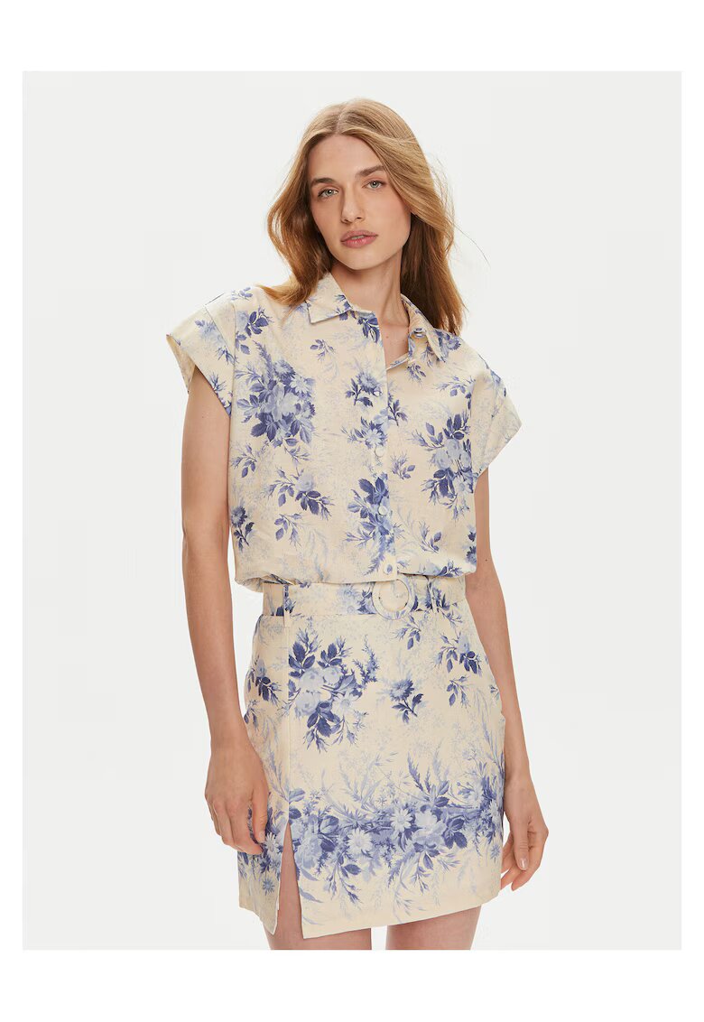 TWINSET Camasa de dama alb\albastru -