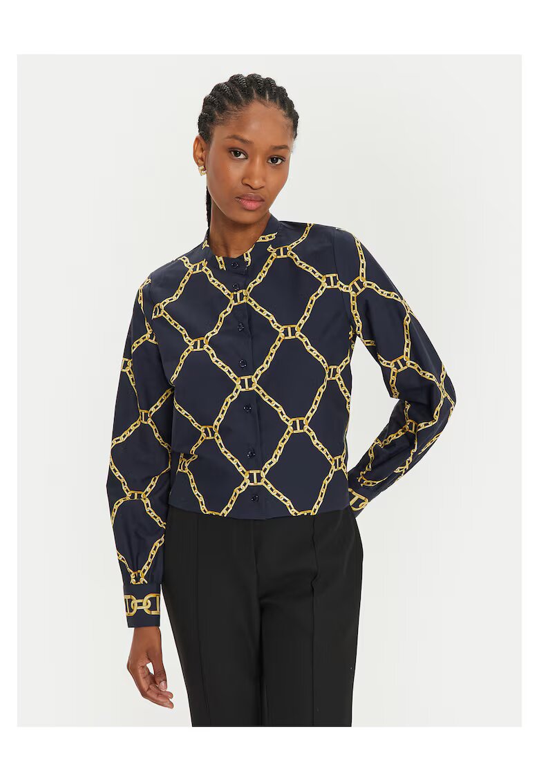 TWINSET Camasa de dama bleumarin -