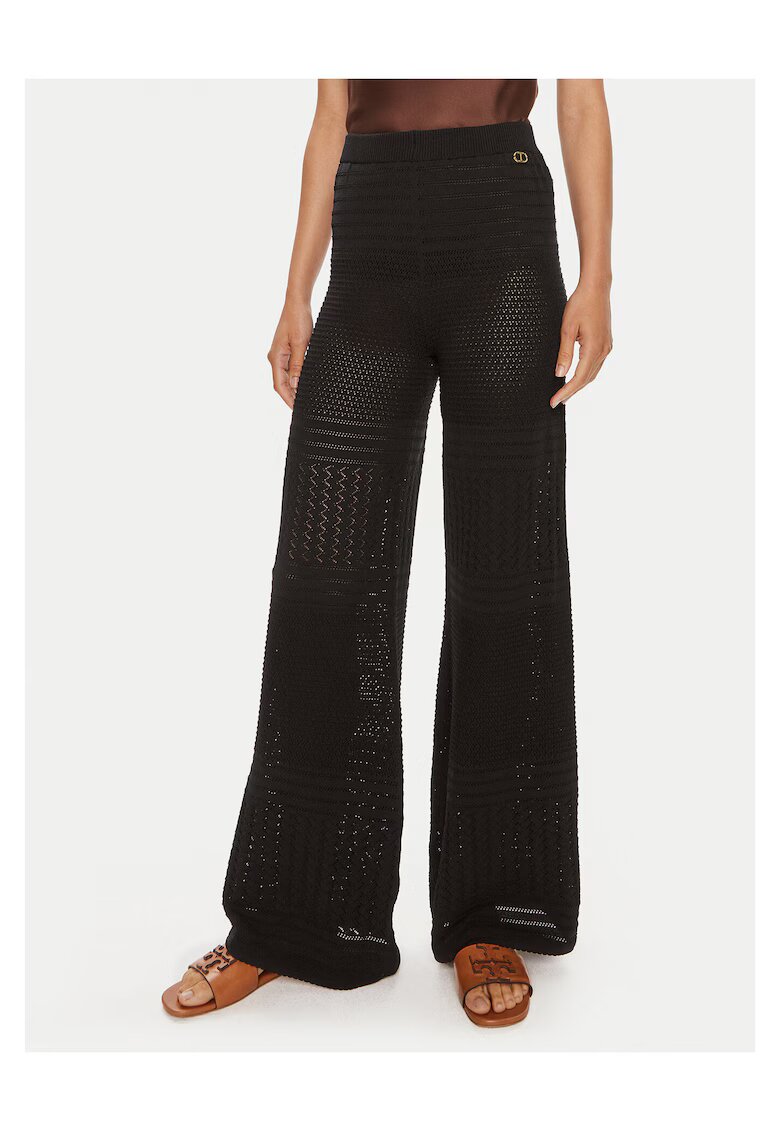 TWINSET Pantaloni dama - tricotati - negru