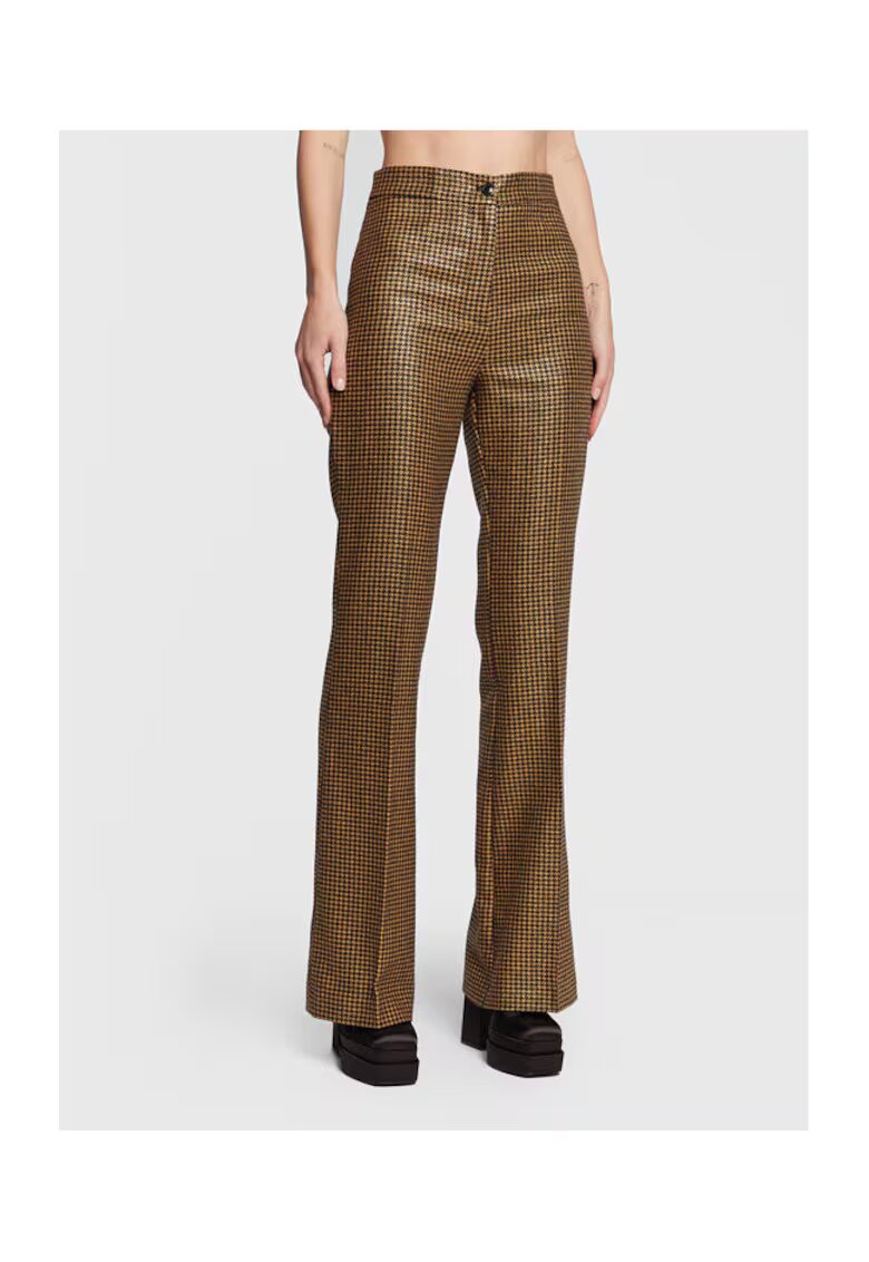 TWINSET Pantaloni pentru dama auriu/negru
