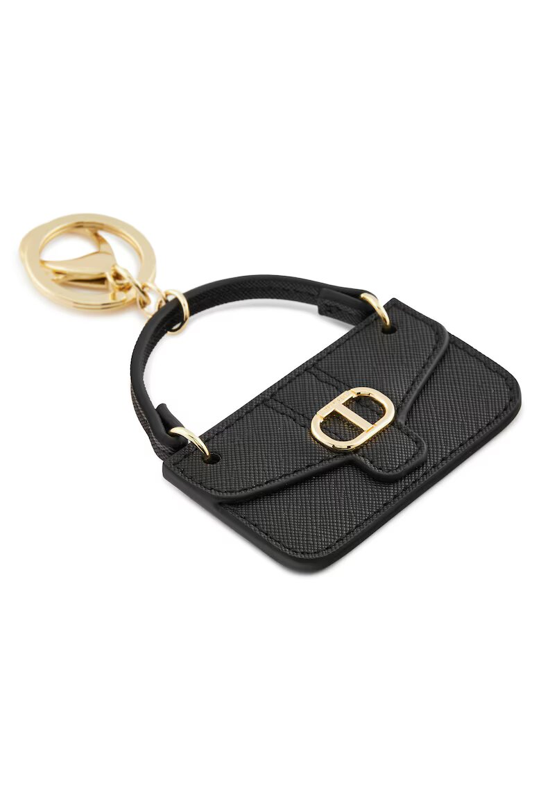 TWINSET Portofel dama etui na klucze - ecologic - negru
