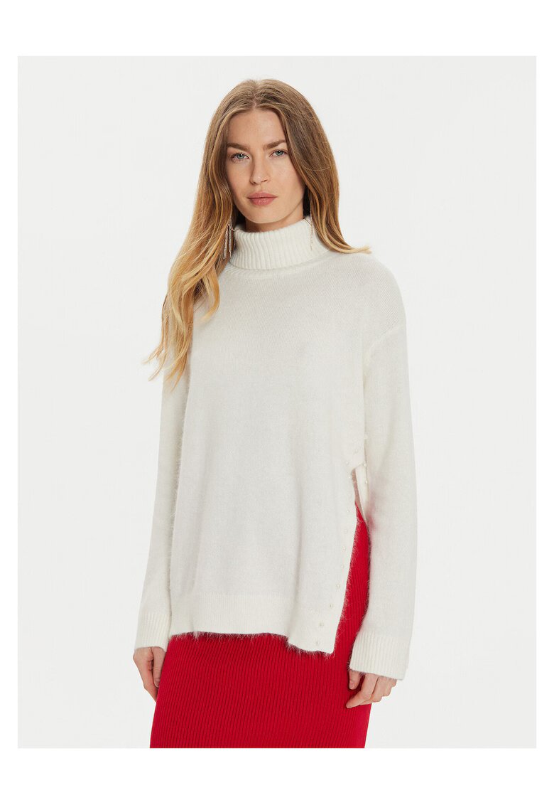 TWINSET Pulover dama - Alb