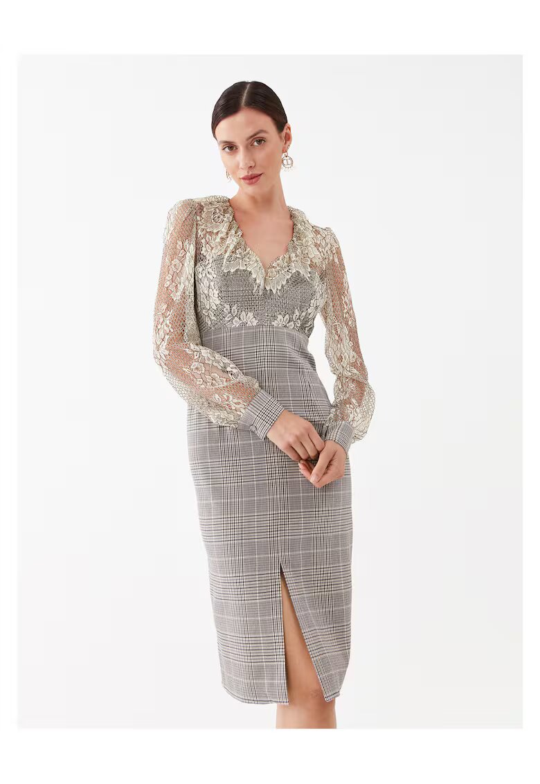 TWINSET Rochie casual de dama gri -