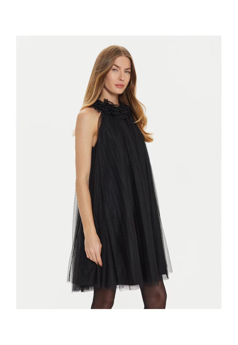 TWINSET Rochie de cocktail dama negru - fabrica de calitate