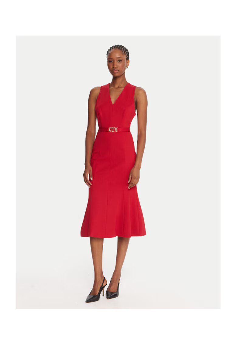 TWINSET Rochie de cocktail pentru femei rosu