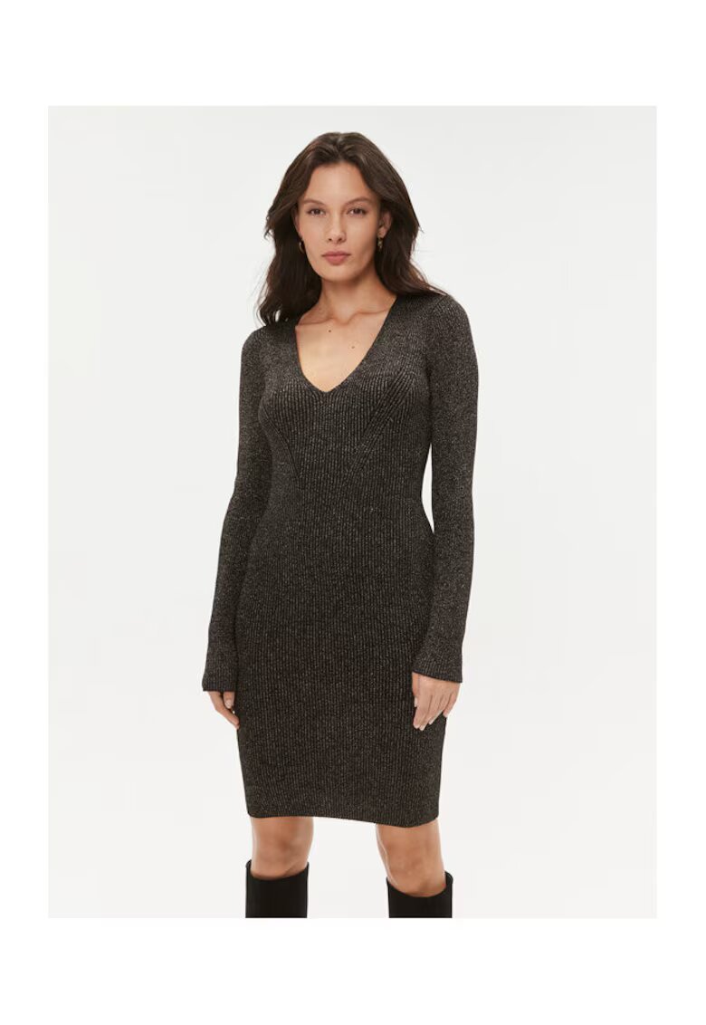 TWINSET Rochie tricotata - de dama negru - fabricata din material de calitate
