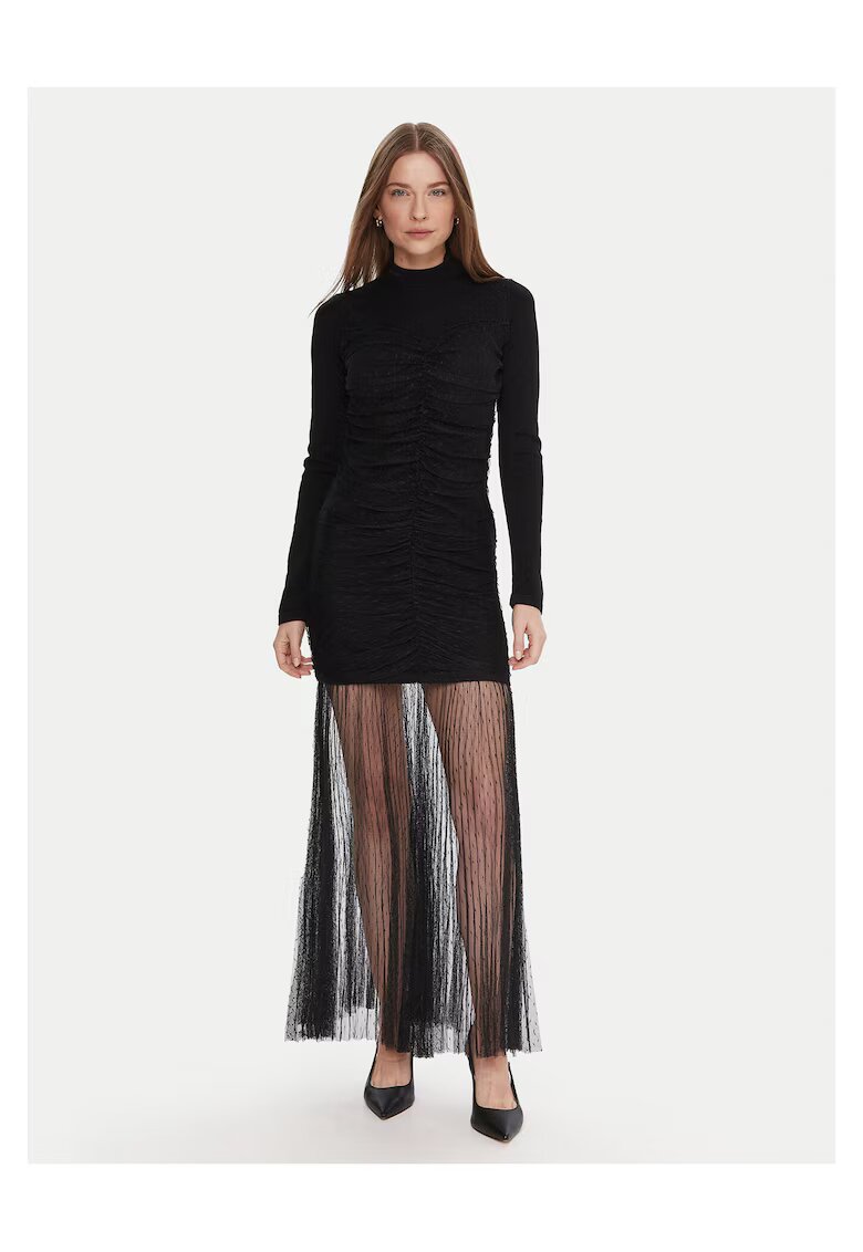 TWINSET Rochie tricotata de dama - negru - fabricata din material de calitate