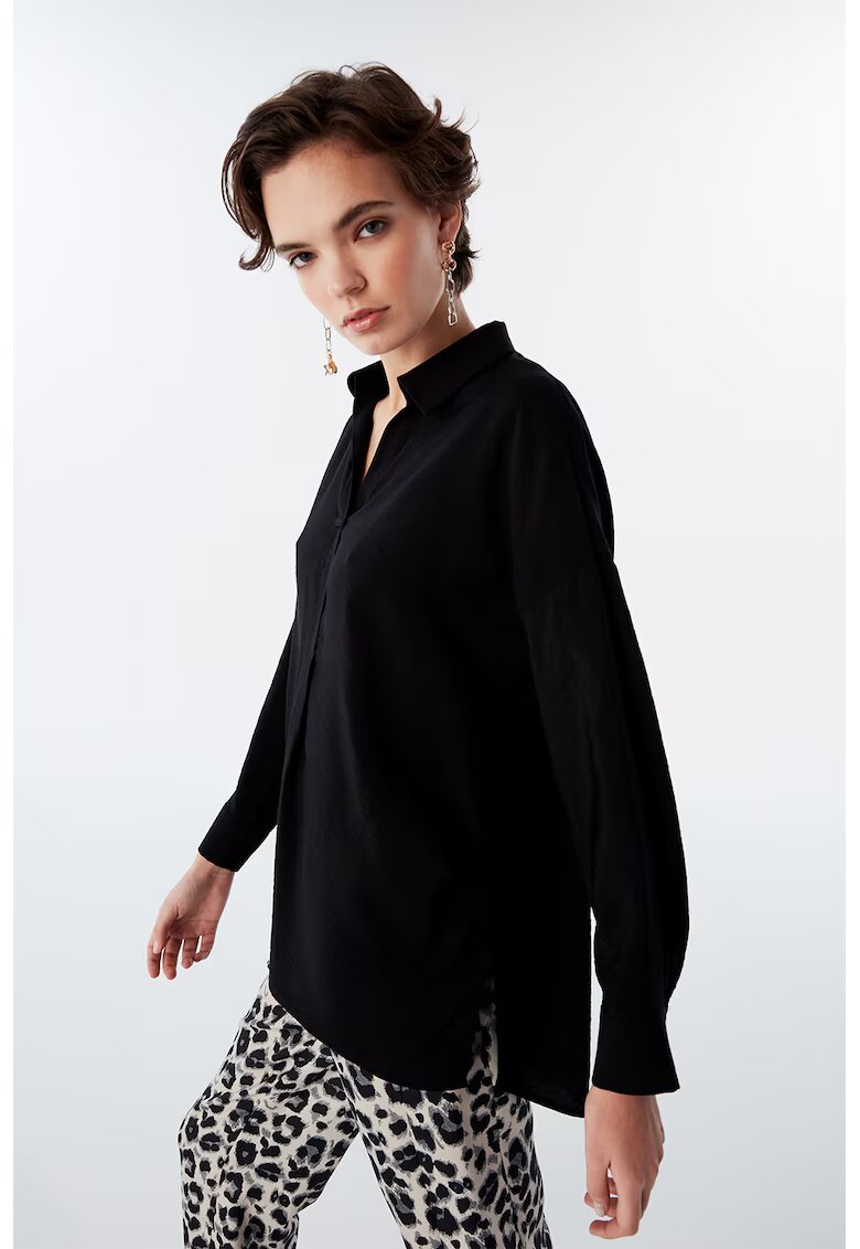 TWIST Bluza-tunica lejera - Negru