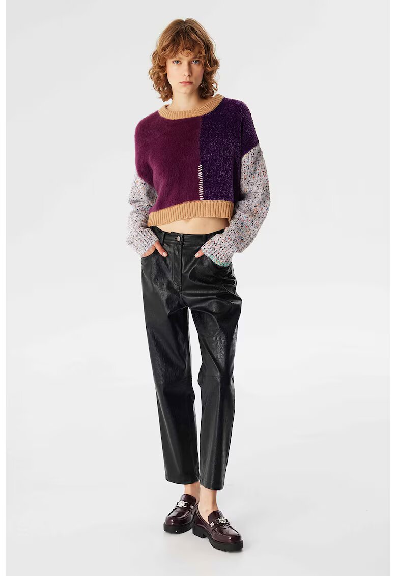 TWIST Pantaloni de piele ecologica - Negru
