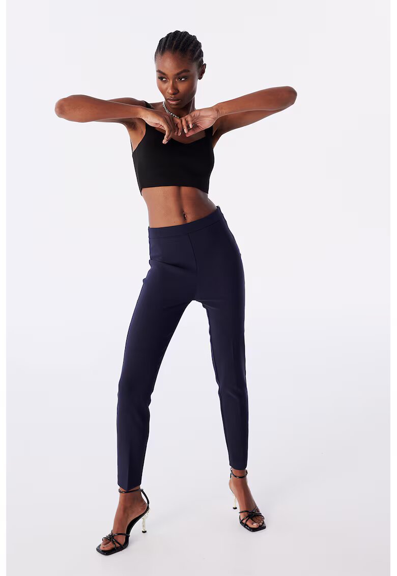 TWIST Pantaloni skinny uni - Bleumarin