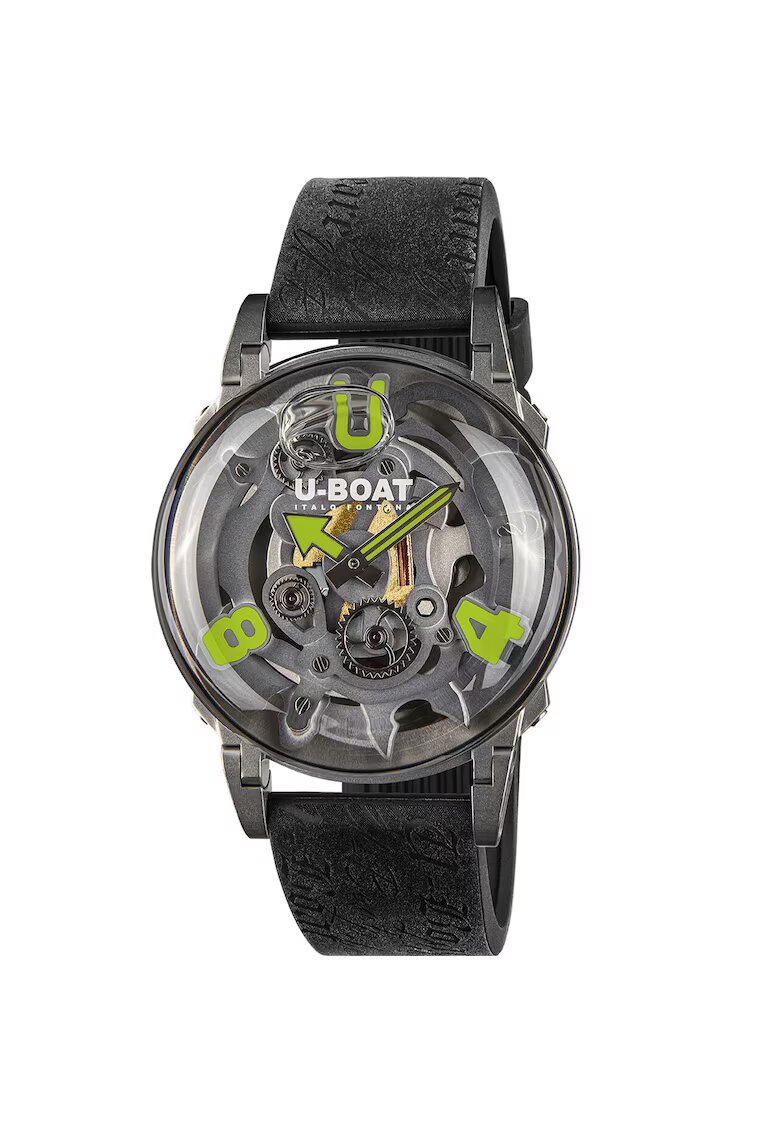 U-Boat 3350 Mens Watch U-65 Capsoil 44mm SS Green 5ATM