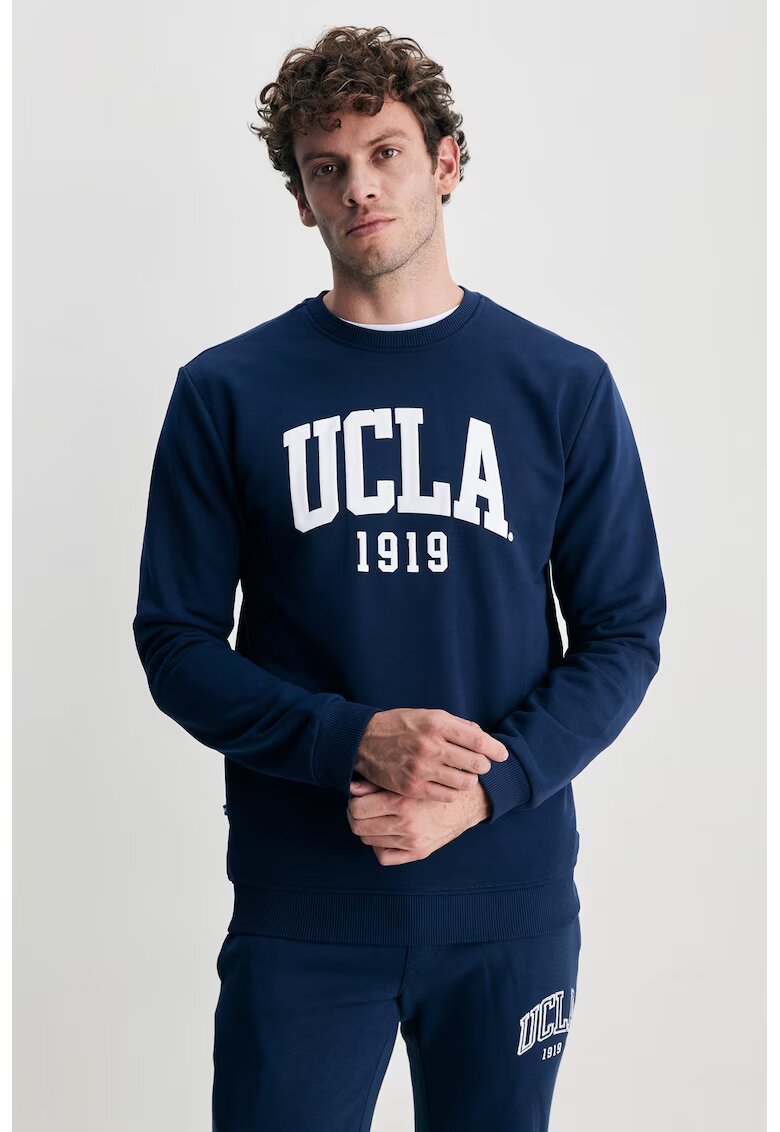 UCLA Bluza de trening cu imprimeu logo Baldwin - Bleumarin