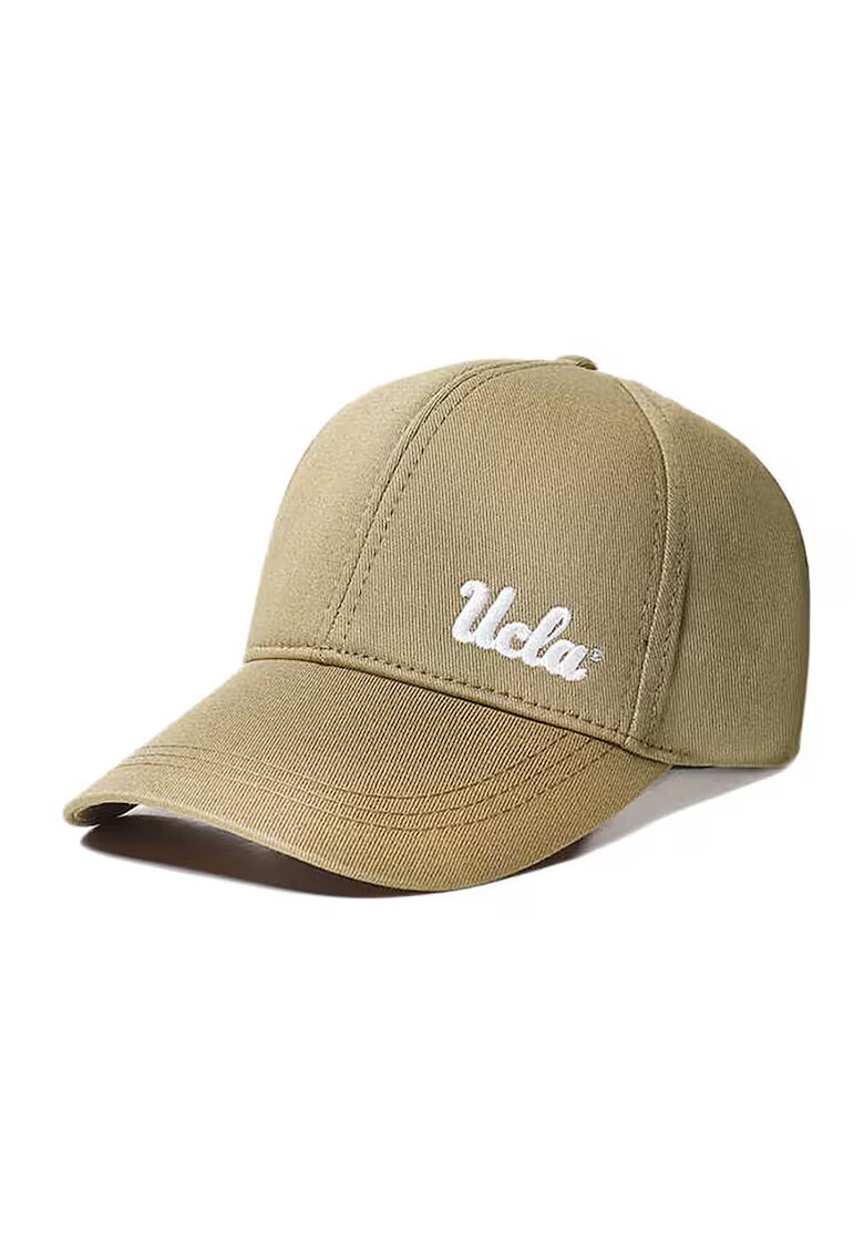 UCLA Sapca baseball unisex cu inchidere velcro Jenner - Maro nisip