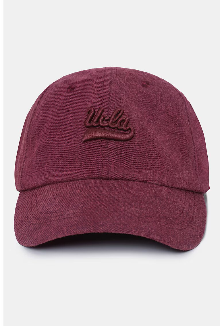 UCLA Sapca din bumbac cu broderie logo Fortuno - Visiniu