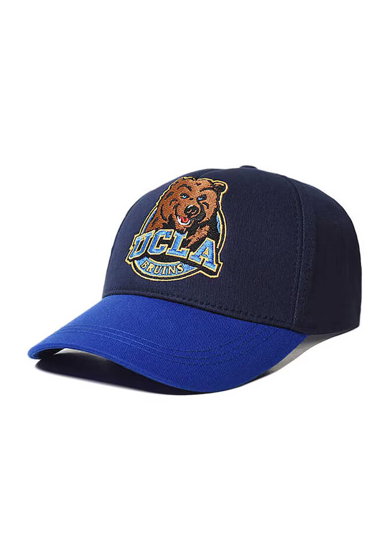 UCLA Sapca unisex cu broderie logo Huntin - Maro/Albastru royal/Bleumarin