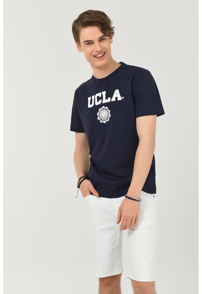 UCLA Tricou cu imprimeu logo Gayley - Bleumarin
