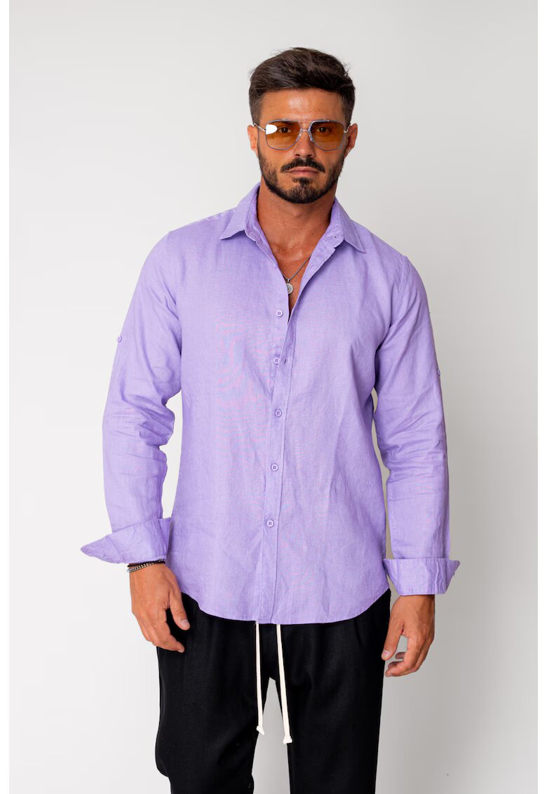 uFIT Camasa din 100% In Mauve 17303 - Mov