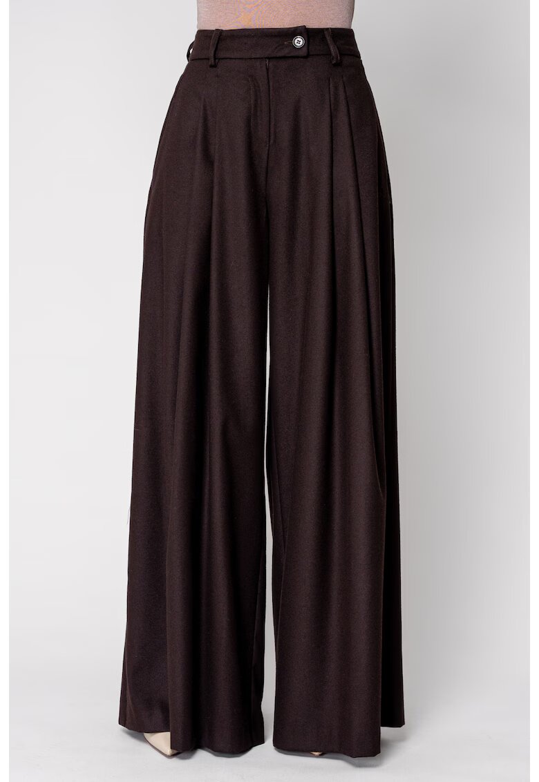 uFIT Pantalon lung elegant Brown 19466 - Maro