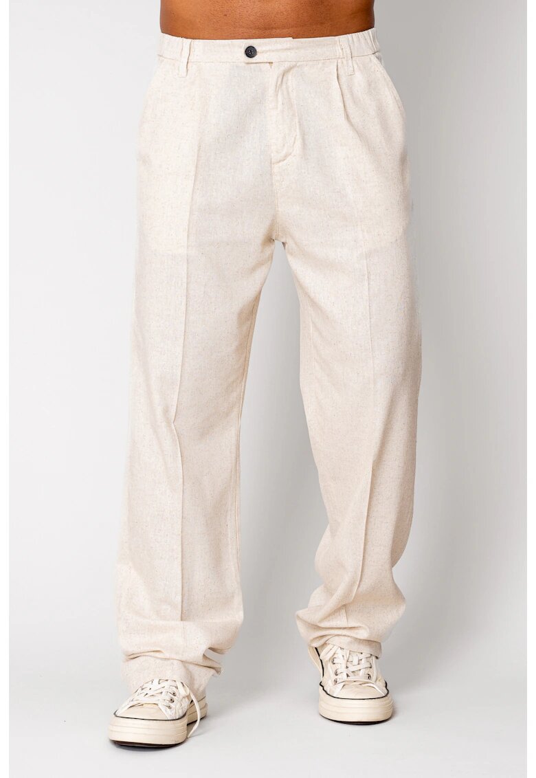 uFIT Pantaloni lung din IN Beige 16536 - Bej