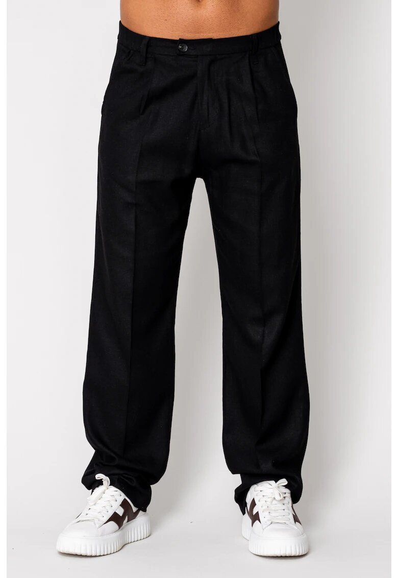 uFIT Pantaloni lung din IN Black 16531 - Negru