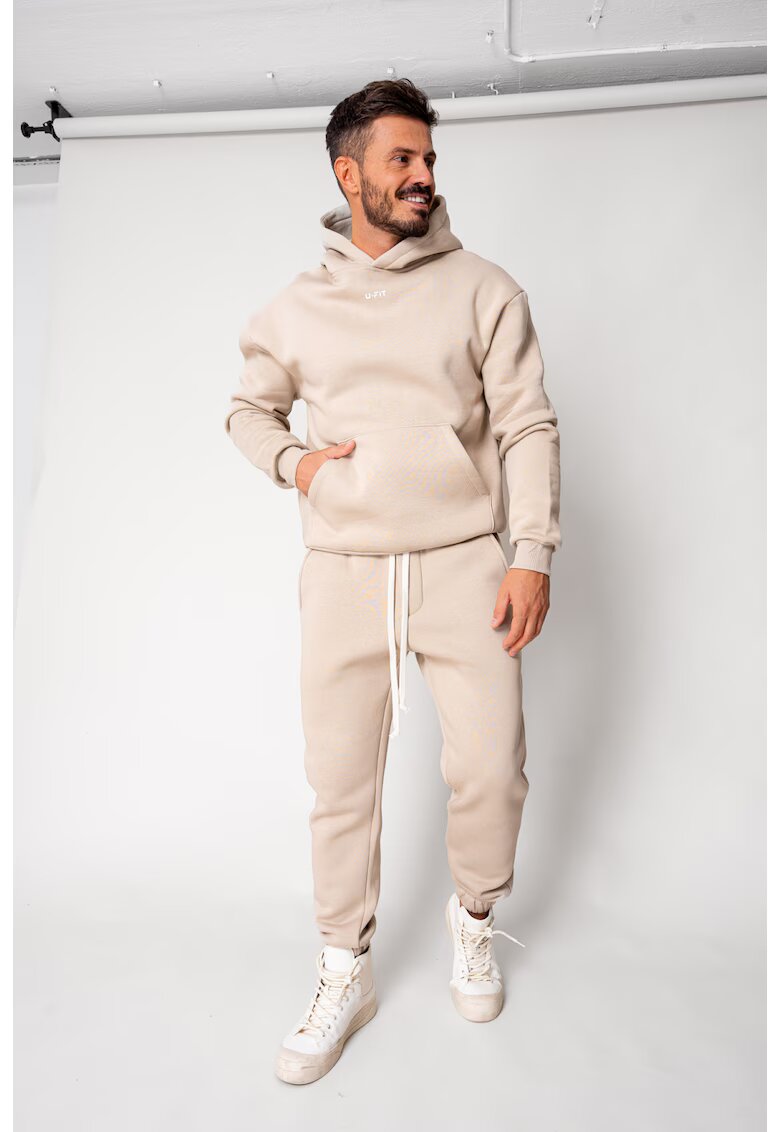 uFIT Set Winter hanorac si pantalon Light Beige 18094 - Bej deschis