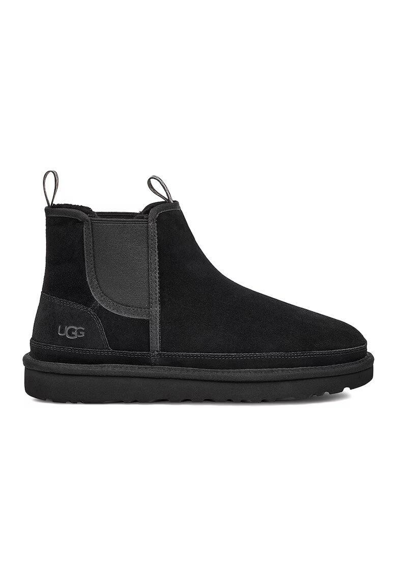UGG Ghete Cheslea de piele intoarsa Neumel - Negru
