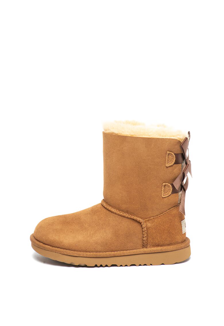 UGG Ghete de piele intoarsa - cu aplicatii cu funda Bailey