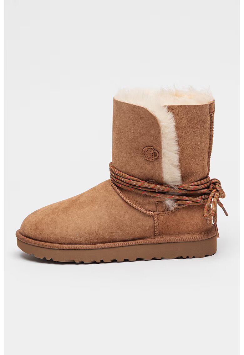UGG Ghete din piele intoarsa Bailey - Caramel