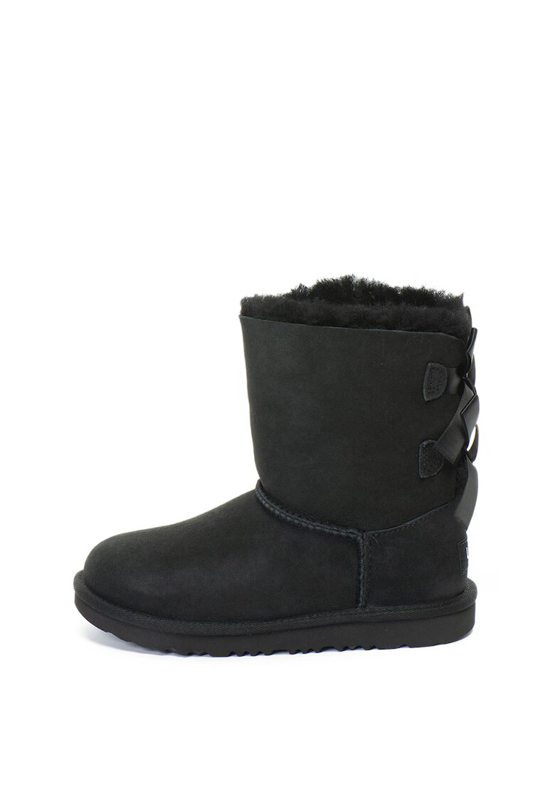 UGG Ghete din piele intoarsa fara inchidere Bailey Bow II