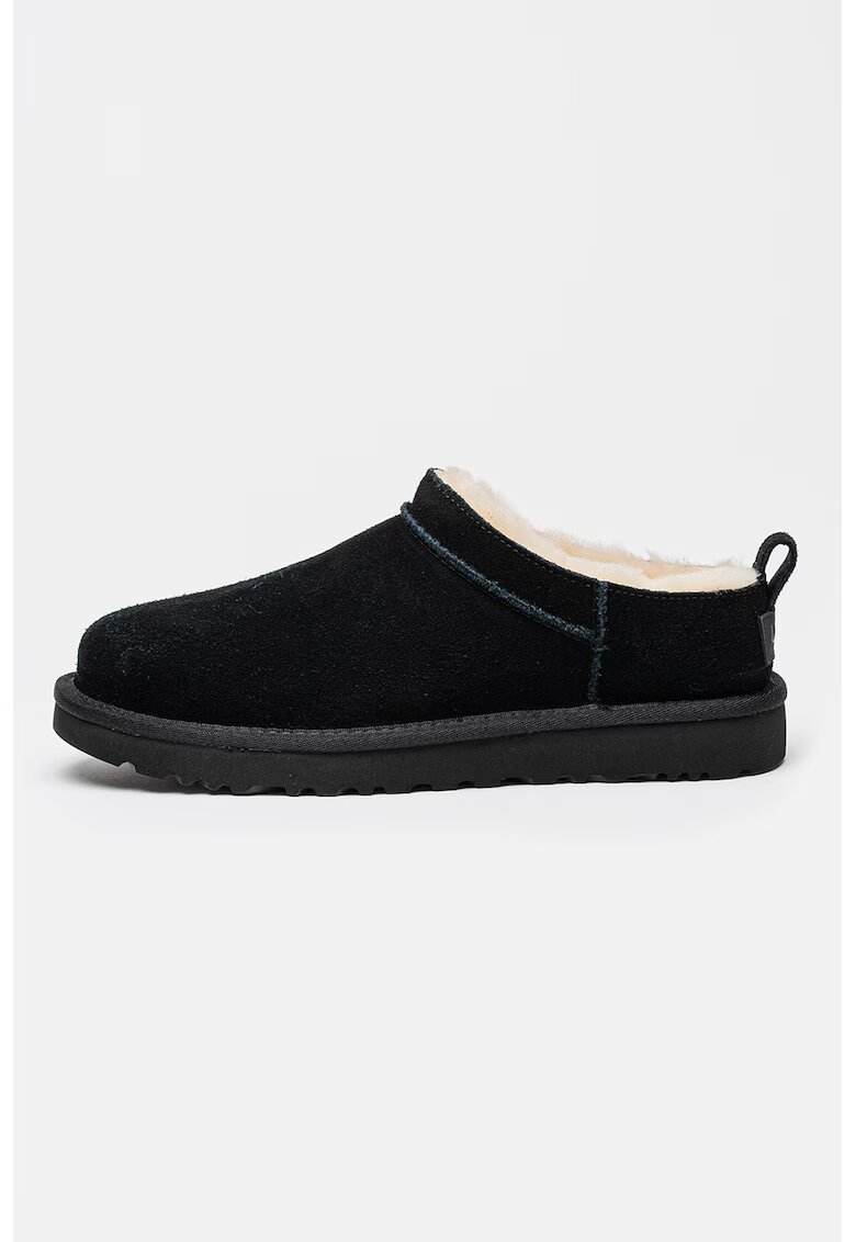 UGG Ghete slip-on de piele intoarsa Classic Micro - Negru