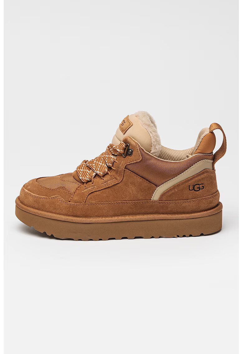 UGG Pantofi sport de piele intoarsa Lowmel - Caramel