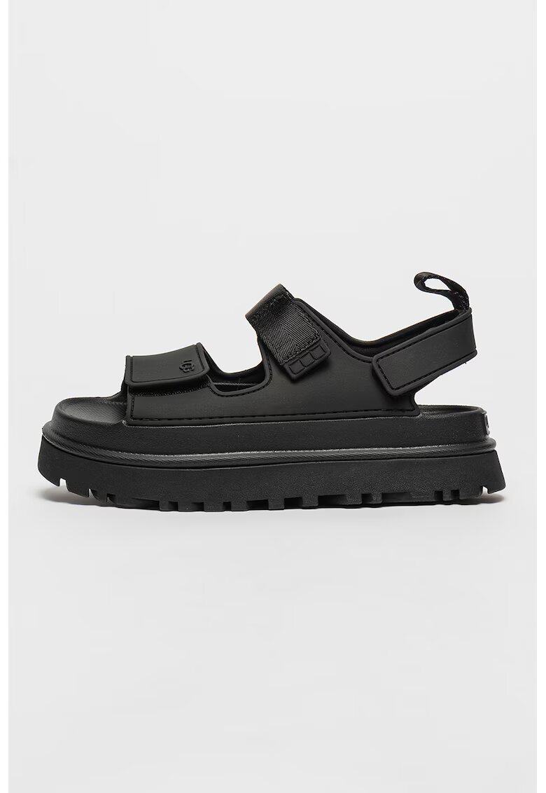 UGG Sandale cu inchidere velcro Golden Glow - Negru