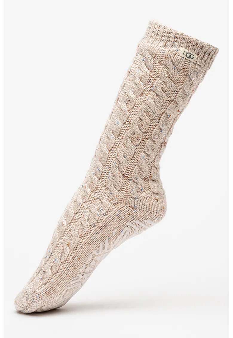 UGG sosete lungi anti-aderente - Bej inchis