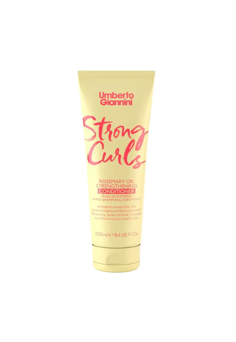 Umberto Giannini Balsam fortifiant cu ulei de rozmarin pentru parul cret - Strong Curls - 250 ml