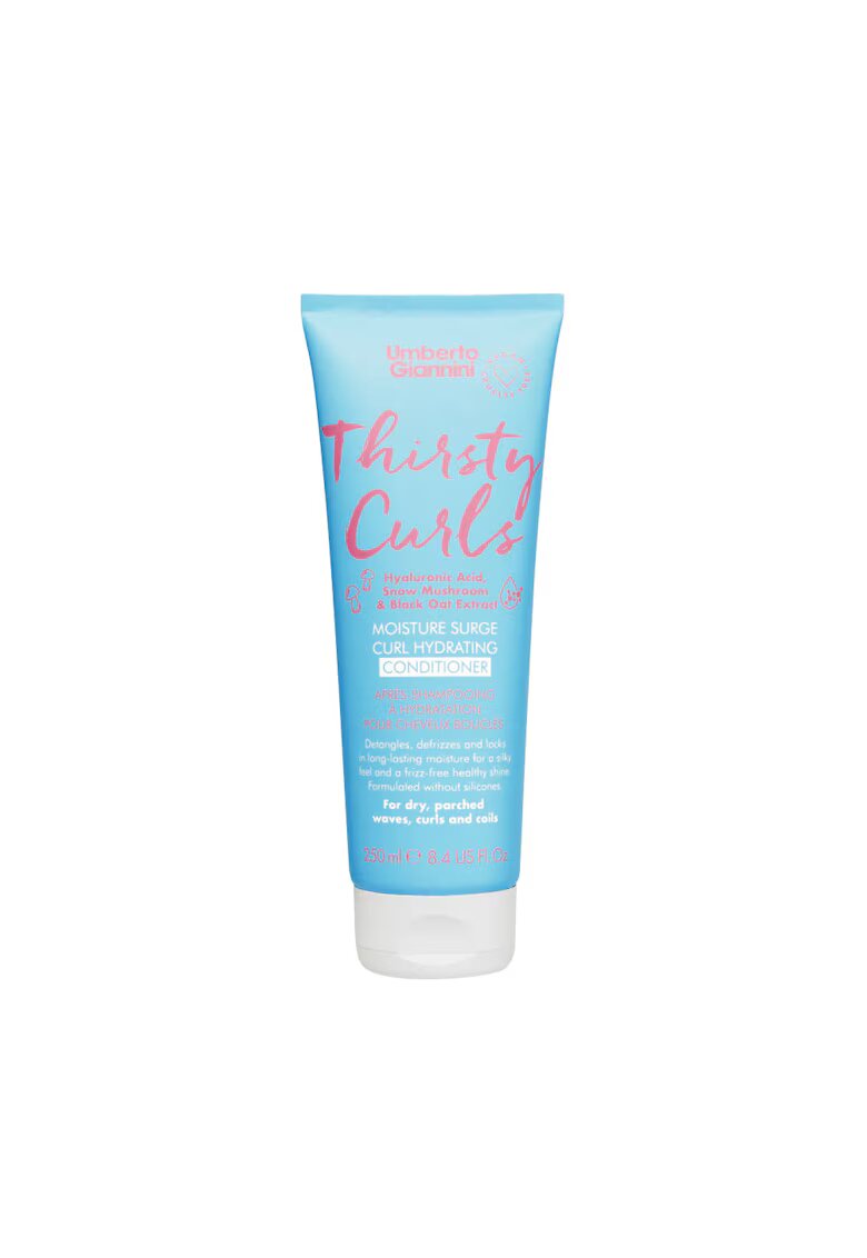 Umberto Giannini Balsam hidratant pt parul cret uscat - cu acid hialuronic - Thirsty Curls - 250 ml