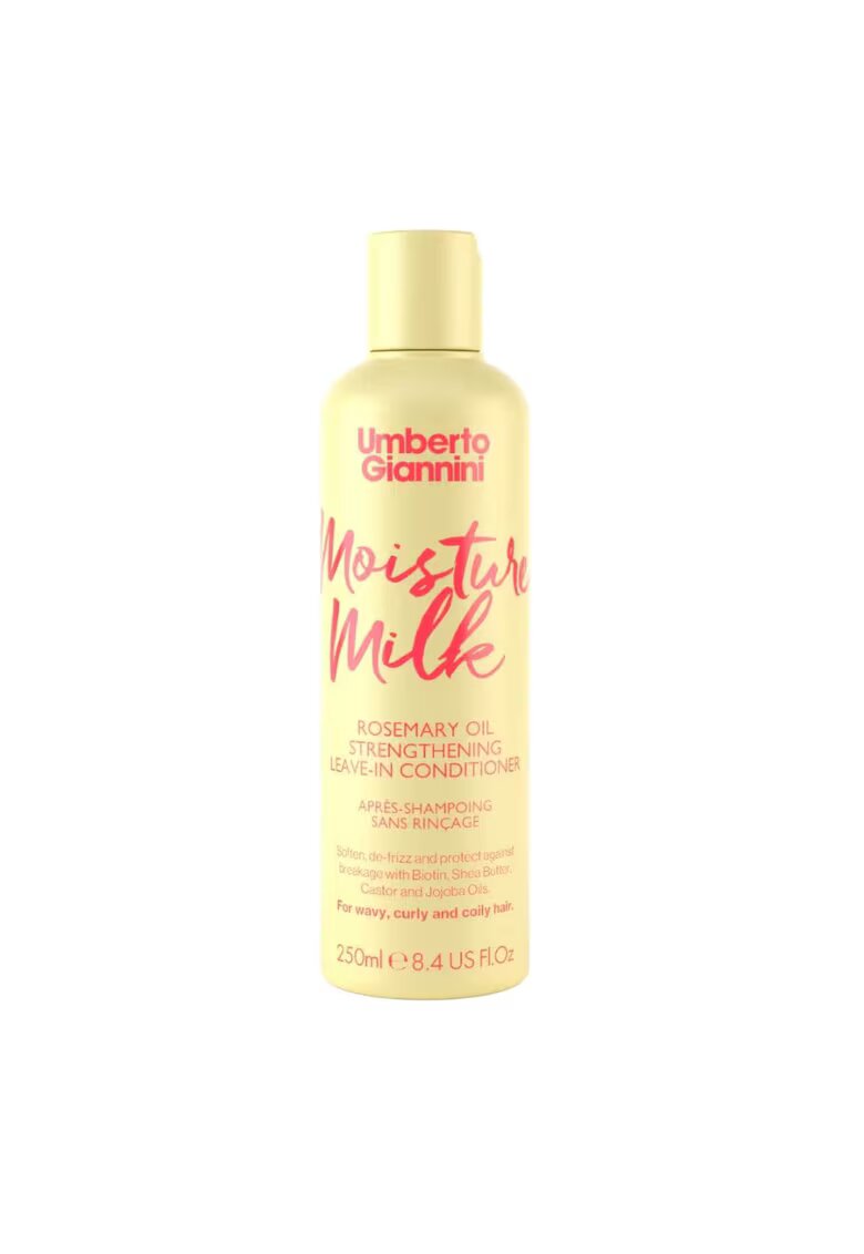 Umberto Giannini Balsam leave-in fortifiant cu ulei de rozmarin - Moisture Milk - Strong Curls - 250 ml