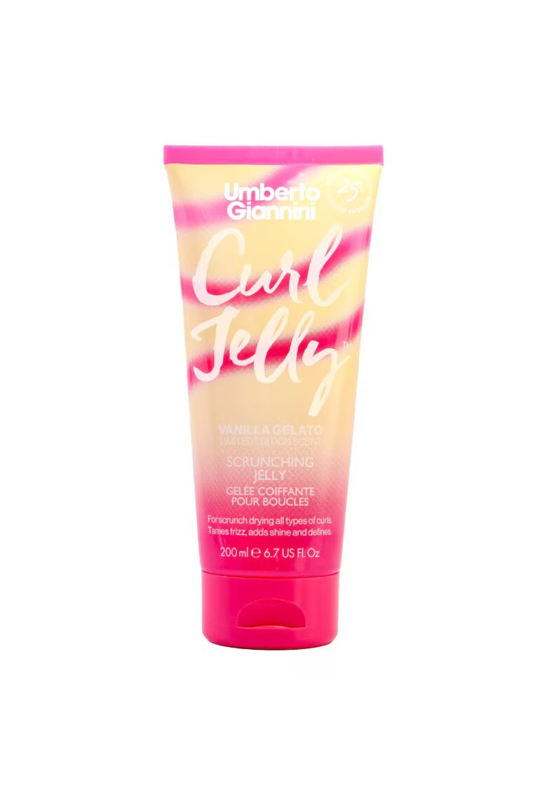 Umberto Giannini Gel pentru definirea buclelor - Curl Jelly Scrunching Jelly - Vanilla Gelato - 200 ml Curl Jelly Vanilla Gelato